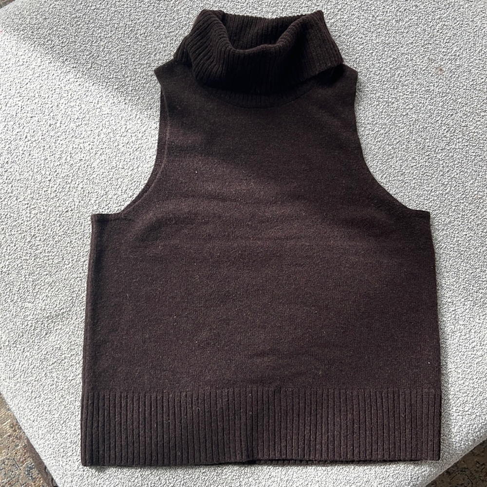 Madewell wool sweater vest size large nwot